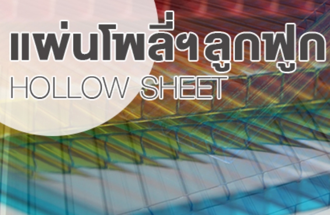 แผ่นโพลี่ลูกฟุก